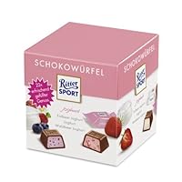 German Ritter Sport Mini Yogurt Cubes in a decorative box -1 box -