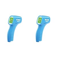 Non-Contact Infrared Thermometer for Forehead, Food and Bath – Touchless Thermometer for Adults, Babies, Toddlers and Kids – Fast, Reliable, and Clinically Proven Accuracy (Pack of 2)