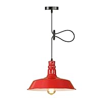 Pendant Lamp Ceiling Pendant Lights E27 1-Lamp Iron Industrial Vintage Macaron Chandelier Ceiling Lamp Lighting Fixture for Restaurant Balcony Bedroom with Iron Craft lampshade Flush Mount Fixtu