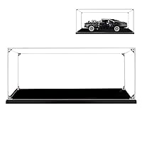 Acrylic Display Case for Lego 42111, Dustproof Clear Display Box Showcase for (Technic Dom’s Dodge Charger )(NOT Included The Model) (3mm)