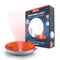 Zazu - Emmy The Elephant Breathing Night Light with Music Box - Scientifically Proven Baby Sleep Aid, Relaxing Red Light for Melanin Boost, White Noise, Lullabies - Auto On/Off Function