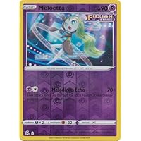 Pokemon Meloetta 124/264 - Fusion Strike - Rare Card Lot -  Playset x4 : Toys & Games