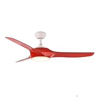 Ceiling Lamp Ceiling Fans with Lamp Child Room Fan Chandelier Fan Light Nordic Fan Light Restaurant Dimming Light Indoor Lighting/Red/Dual Control