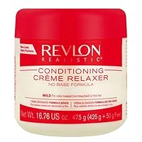 Revlon Realistic Conditioning Crme Relaxer No Base Formula Mild (Pack of 2)