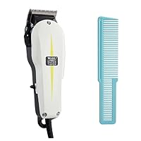 Wahl Professional Super Taper Hair Clipper Large Styling Aqua Comb Bundle