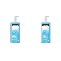 Neutrogena Hydro Boost Body Moisturizing Gel Cream with Hyaluronic Acid, Non-Greasy & Fast Absorbing, Lightweight Hydrating Body Lotion for Normal to Dry Skin, Fragrance-Free, 16 oz (Pack of 2)