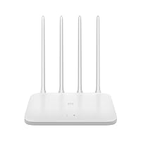 Xiaomi Mi Router 4C WLAN Router (up to 300 Mbps at 2.4 GHz, Dual-Core CPU, 2 x LAN Ports, 4 External Antennas, up to 64 Devices)