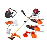 Gx35 Brush Cutter 4 in 1weed Wacker Outdoor Weed Eater Pruner Hedge Trimmer Saw Edger