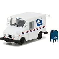Greenlight 29888 United States Postal Service Long-Life Postal Delivery Vehicle (LLV) with Mailbox (Hobby Exclusive) 1/64 Scale