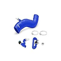 Mishimoto MMHOSE-FIST-16IHBL Silicone Induction Hose Compatible With Ford Fiesta ST 2016-2018 Blue