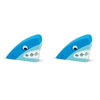Bath Biters, Children's Bath Sponge, Shark - Large & Absorbent - Gentle on Skin - Adds Fun to Bathtime or Water Table - Great Gift for Kids & Toddlers (Pack of 2)