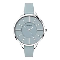 Sekonda Editions Ladies Watch with Baby Blue Dial and Baby Blue Leather Strap 2979