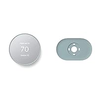 Nest Thermostat - Smart Thermostat for Home - Programmable Wifi Thermostat & Trim Kit - Made for the Nest Thermostat - Programmable Wifi Thermostat Accessory - Fog