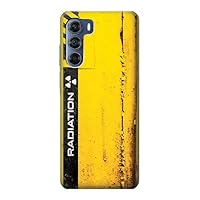 R3714 Radiation Warning Case Cover for Motorola Edge S30