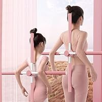 Stretching Stix Movement - Standing Posture Corrector Fitness and Yoga Training Sticks Body Shape Mobility Exercise Trainer Flexibility Sticks, Pink, 32-Inch