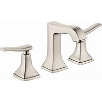 hansgrohe Metropol Classic Classic 2-Handle 3 6-inch Tall Bathroom Sink Faucet in Brushed Nickel, 31330821
