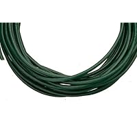Full-Grain Leather Cord, 2mm Round Emerald Green 5 Yard