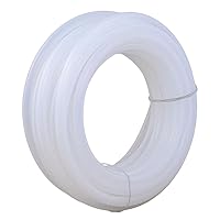 EZ-FLO 1/4 Inch ID (3/8 Inch OD) White Polyethylene Tubing, 25 Foot Length, 98584