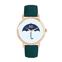 Blue Umbrella Watch 38mm Case 3atm Water Resistant Custom Designed Quartz Movement Luxury Fashionable