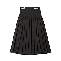 High-Waisted Hip Lift Pleated Skirt for Women