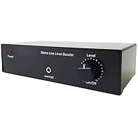 Mini High-Gain Stereo Audio Booster with Volume Control