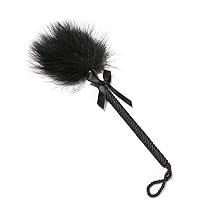 SM Adult Sexy Feather Teasing Toys Male and Female Role Play Tickling Sex Articles (Black)