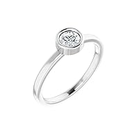 Solitaire Diamond Ring Band