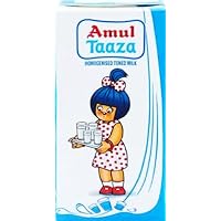 Amul Taaza Homogenised Toned Milk 1L Unique