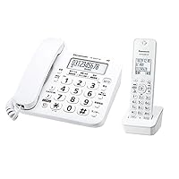 Panasonic VE-GD27DL-W Phone Cordless Phone 1 Child Fixed Telephone Simple, Supports Unsolicited Telephones, White