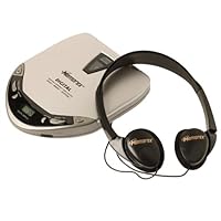 Memorex MD3020 Personal CD Player with 12-CD Carrying Case