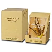Natural Sea Salt Mineral Bath Salts (80g Packets x 10) - Vanilla Sugar