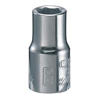 CRAFTSMAN Shallow Socket, Metric, 1/4-Inch Drive, 6mm, 6-Point (CMMT43502)