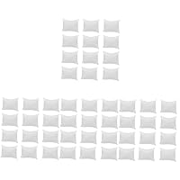 80 Pcs Watch Pillow Automatic Watches for Men Jewelry Stands and Display Watch Case Pillow Leather Pillows Velvet Bracelets Watch Case Small Pillow Hanging Lining White Flannel Man