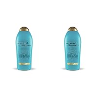 Renewing + Argan Oil of Morocco Hydrating Hair Shampoo, Cold-Pressed to Help Moisturize, Soften & Strengthen Hair, Paraben-Free with Sulfate-Free Surfactants, 25.4 fl oz (Pack of 2)