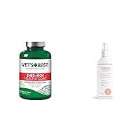 Vet's Best Healthy Coat Shed & Itch Relief Dog Supplements & Veterinary Formula Clinical Care Hot Spot & Itch Relief Medicated Spray, 8oz