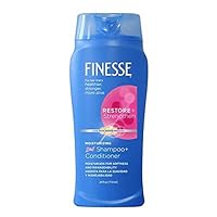 FINESSE Moisturizing 2 In 1 Shampoo, 24 Ounce (Pack of 6)