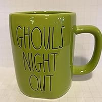 Rae Dunn GHOULS NIGHT OUT Mug - Green - HALLOWEEN - Ceramic Rae Dunn GHOULS NIGHT OUT Mug - Green - HALLOWEEN - Ceramic