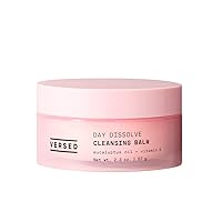Versed Day Dissolve Cleansing Balm - Makeup Melting Balm Infused with Vitamin E + Eucalyptus Oil to Calm Skin - Oil Based Double Cleanser with Avocado + Jojoba Oil (2.3 oz)