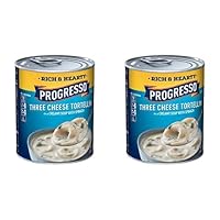 Progresso Rich & Hearty, Three Cheese Tortellini Soup, 18.5 oz (Pack of 2)