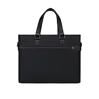 DFHBFG Business briefcase, portable file bag, large capacity computer bag, shoulder crossbody bag