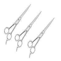 Professional Stainless Steel Hair Cutting and Styling Barber Scissor for Home and Salon Combo Pack
