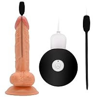 Male Urethral Plug Kit at Different Speeds Will Create The Different Force (Black), Birthday Gifts and for Friends or Partners