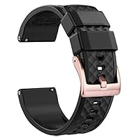 Ritche Silicone Watch Bands 18mm 20mm 22mm 24mm Quick Release Rubber Watch Bands for Men