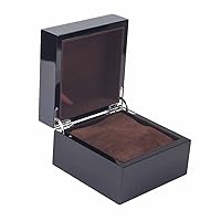 Wood Watch Box Case Jewelry Display Holder Watch Showcase with Lid Gift Box 1 Piece Watch Storage Case