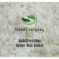 Castor Wax - Hydrogenated Castor Oil - Great Thickening Agent for lotions and Creams, Lip balms, Body Creams, Hair Care Products, Eye Makeup.1lb/16oz