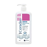 Moisturising Body Wash with Ceramide, 280ml, Gentle, Soap-Free, Face & Body Cleanser For Eczema-prone, Dry & Sensitive Skin