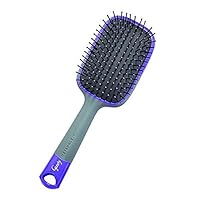 Detangle It Paddle Hair Brush, Purple, Grey, Green, Pack of 3