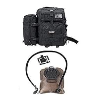 Seibertron Falcon Backpack 37L+1 Black and 2L Water Bladder