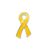 Childhood Cancer Awareness Wholesale Pack/Bulk Pins - Gold Ribbon/Butterfly Pins for Childhood Cancer Awareness - Perfect for Support Groups, Events, Gift-Giving and Fundraising