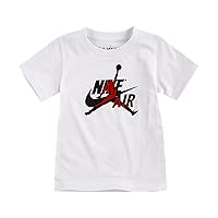 Jordan Air Mashup Boys Active Shirts & Tees Size 4T, Color: White/Black/Red